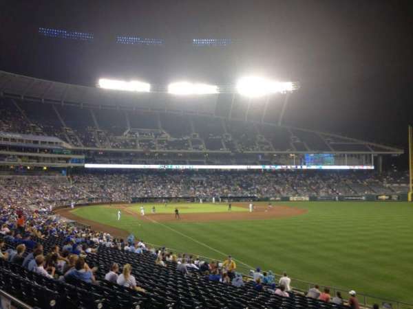 Kauffman Stadium, section: 246, row: AA, seat: 10