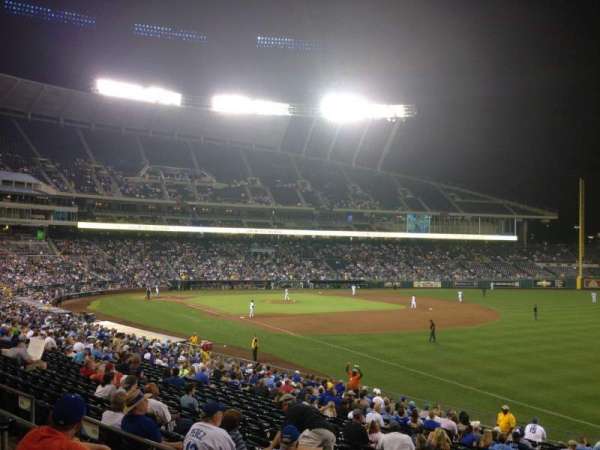 Kauffman Stadium, section: 243, row: CC, seat: 12