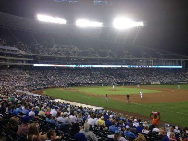 Kauffman Stadium, section: 141, row: X, seat: 10