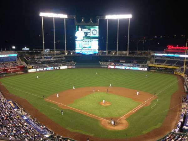 Kauffman Stadium, section: 419, row: T, seat: 10