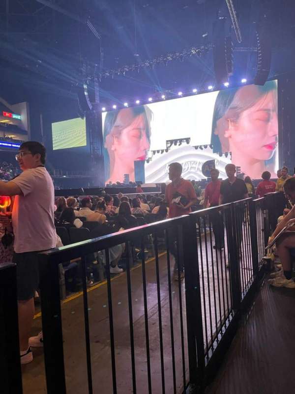 The O2, London, section: 111, row: A, seat: 325