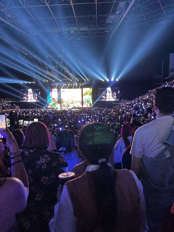 The O2, London, section: 107, row: D, seat: 26