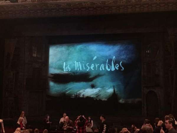 Hollywood Pantages Theatre, section: Orchestra C, row: V, seat: 101