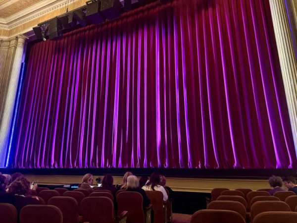Music Box Theatre, section: Orchestra R, row: H, seat: 4