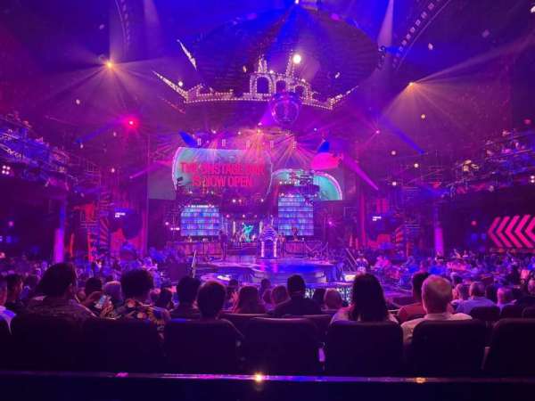 New York-New York Theater, section: 203, row: H, seat: 4