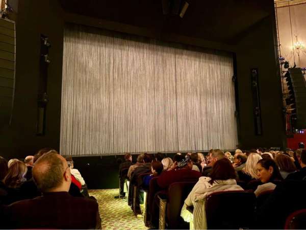 St. James Theatre, section: Orchestra L, row: K, seat: 1