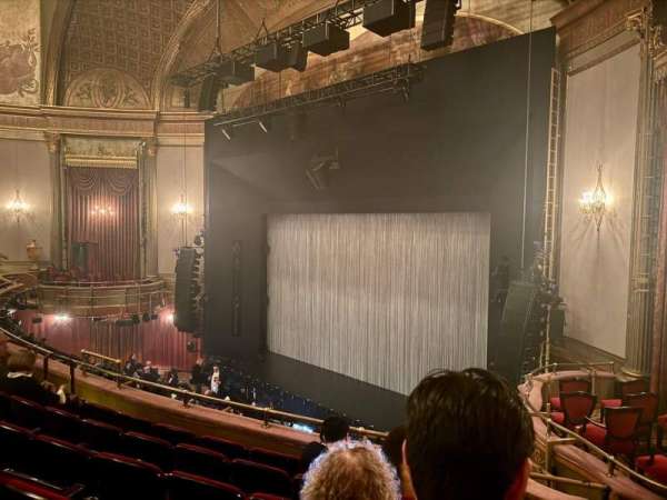 St. James Theatre, section: Mezzanine R, row: F, seat: 28