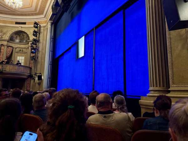 Music Box Theatre, section: Orchestra R, row: E, seat: 18