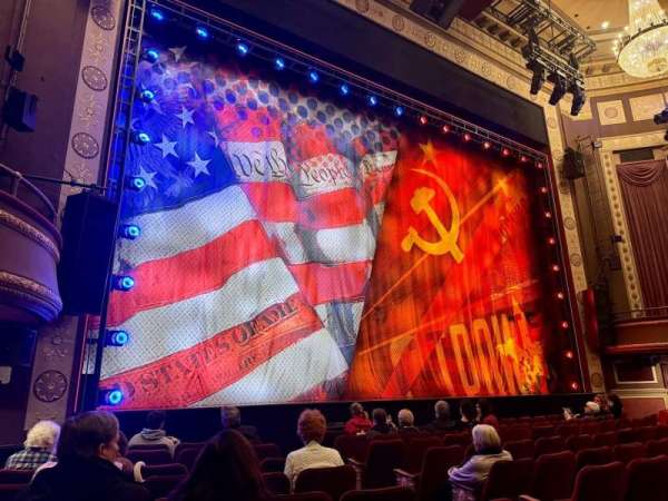 Imperial Theatre, section: Orchestra L, row: G, seat: 9