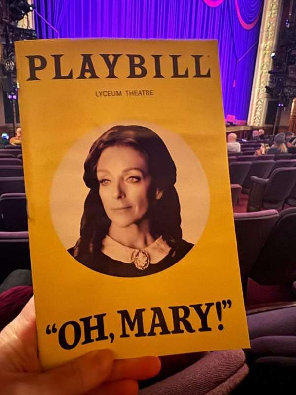 Lyceum Theatre, Broadway, section: Orchestra L, row: M, seat: 9
