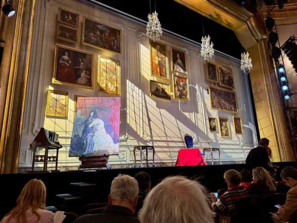 St. James Theatre, section: Orchestra L, row: F, seat: 7