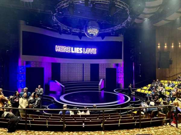Mark Taper Forum, section: Floor, row: G, seat: 3