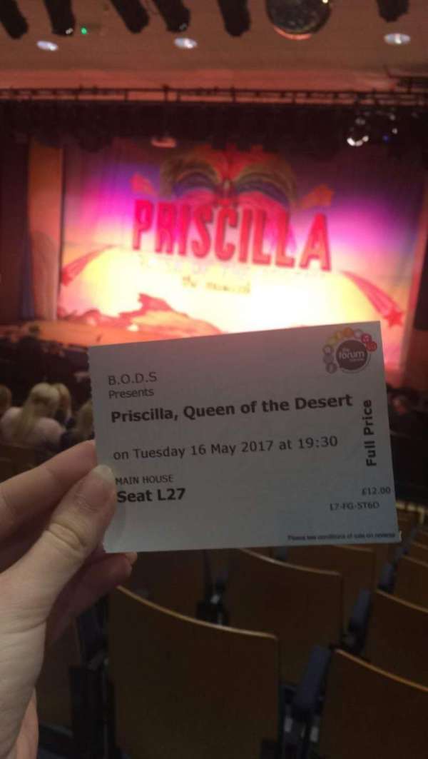 The Forum Barrow, row: L, seat: 27