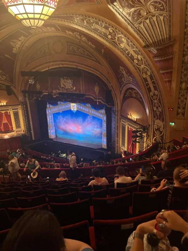Liverpool Empire, section: Circle, row: P, seat: 13