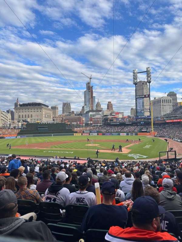 Comerica Park, section: 130, row: 33, seat: 3