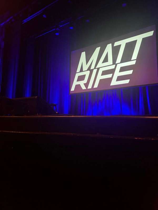 Riverside Theater, Milwaukee, section: 1RC, row: 1, seat: 8