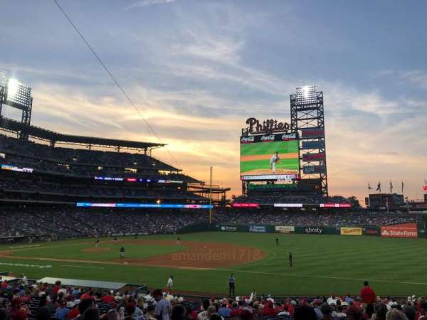 Citizens Bank Park, section: 113, row: 31, seat: 13-14