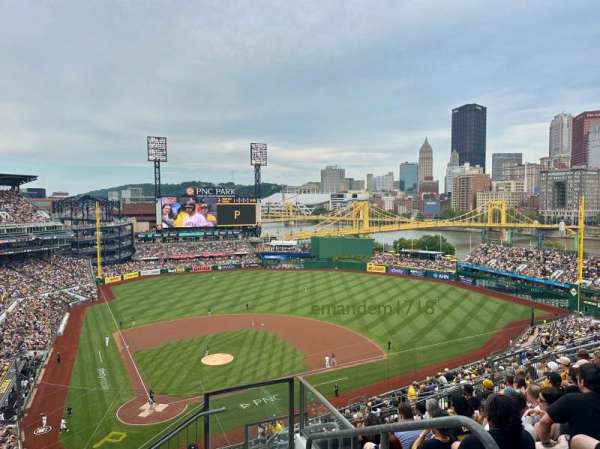 PNC Park, section: 313, row: M, seat: 1-2