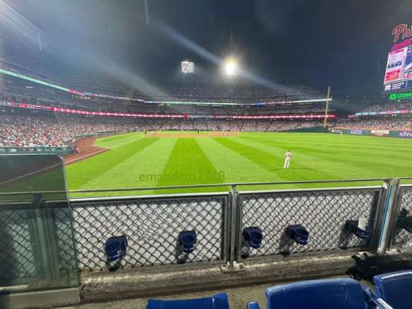Citizens Bank Park, section: 105, row: 2, seat: 19-20