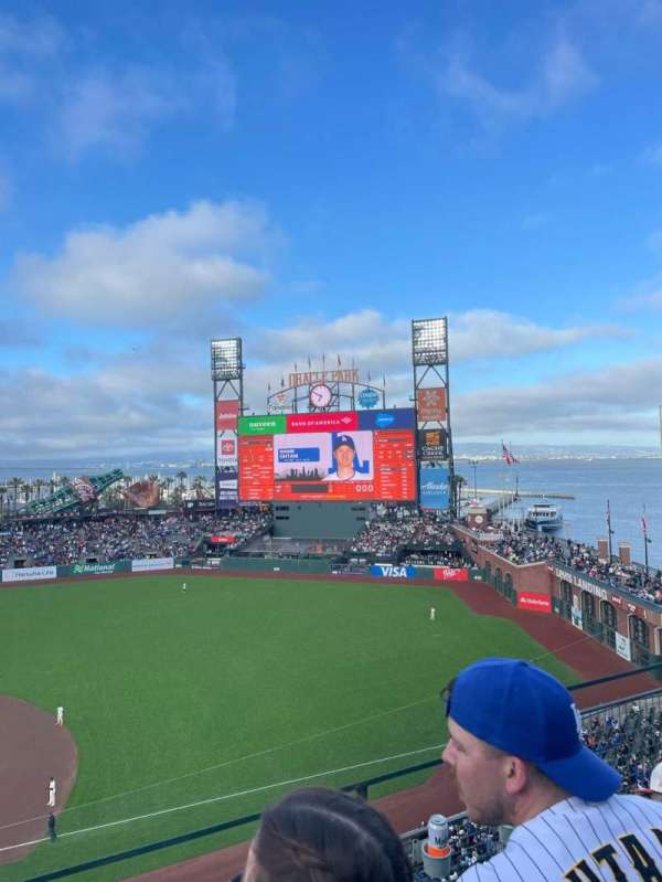 Oracle Park, section: VB307, row: C, seat: 5