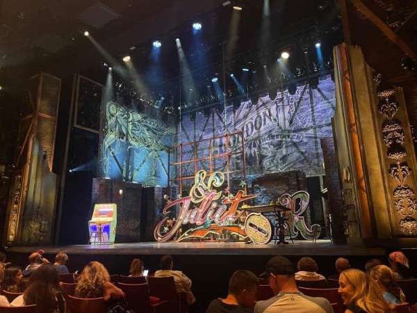 Stephen Sondheim Theatre, section: Orchestra R, row: G, seat: 6
