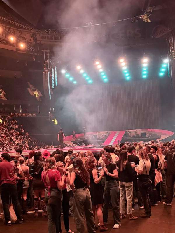 Rogers Arena, section: 111, row: 1, seat: 6