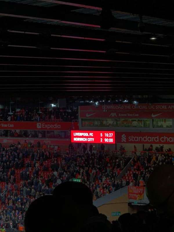 Anfield, section: 203, row: 68, seat: 176