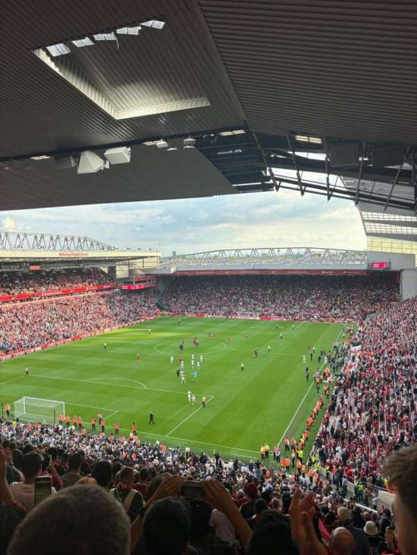 Anfield, section: AU7, row: 25, seat: 207