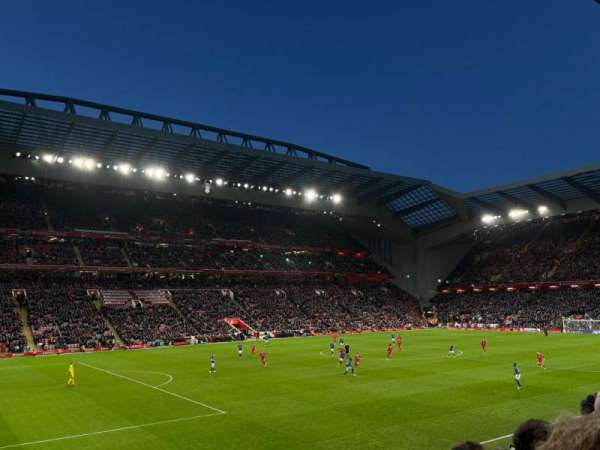 Anfield, section: KN, row: 20, seat: 130
