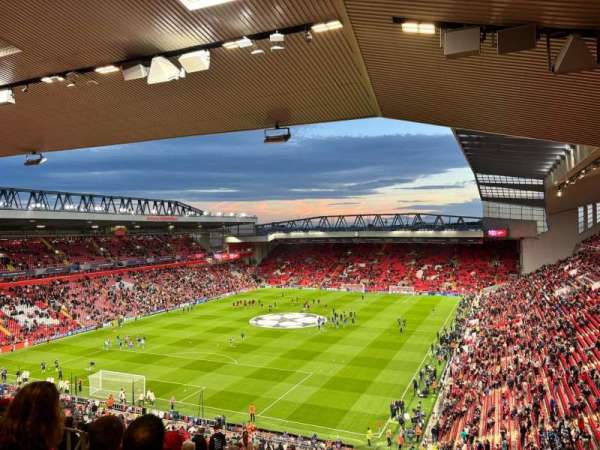 Anfield, section: AU7, row: 22, seat: 205