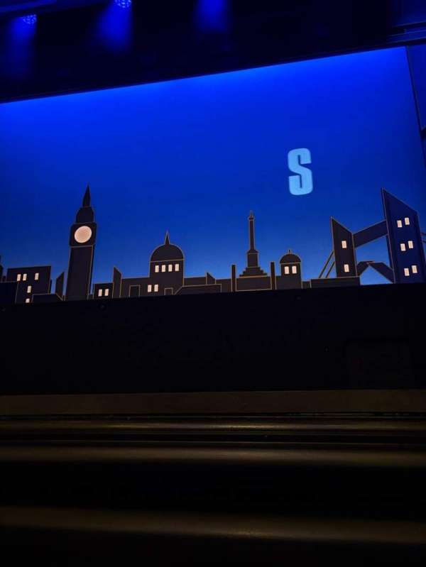 Noël Coward Theatre, section: Stalls, row: A, seat: 11