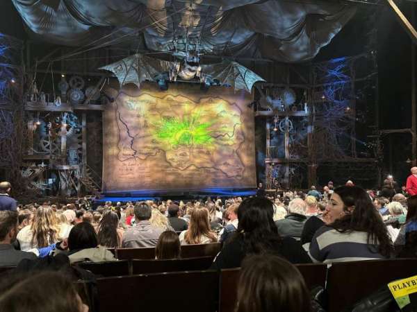 Gershwin Theatre, section: Orchestra C, row: Q, seat: 102