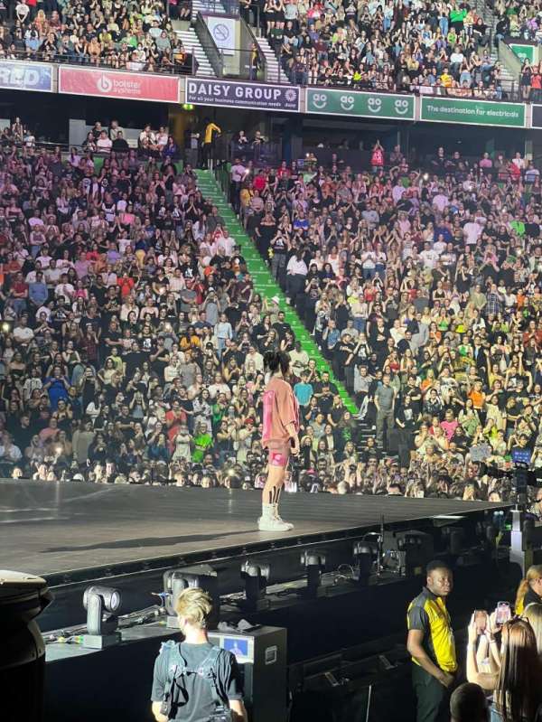AO Arena, section: 102, row: D, seat: 2