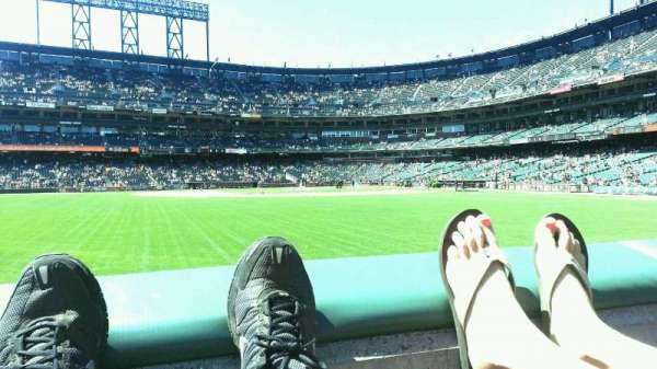 Oracle Park, section: 139, row: 1, seat: 14