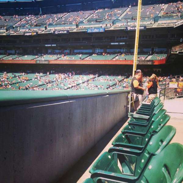 Oracle Park, section: 139, row: 1, seat: 13