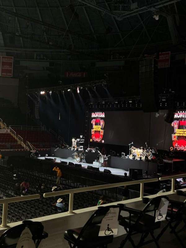 Bojangles' Coliseum, section: 123