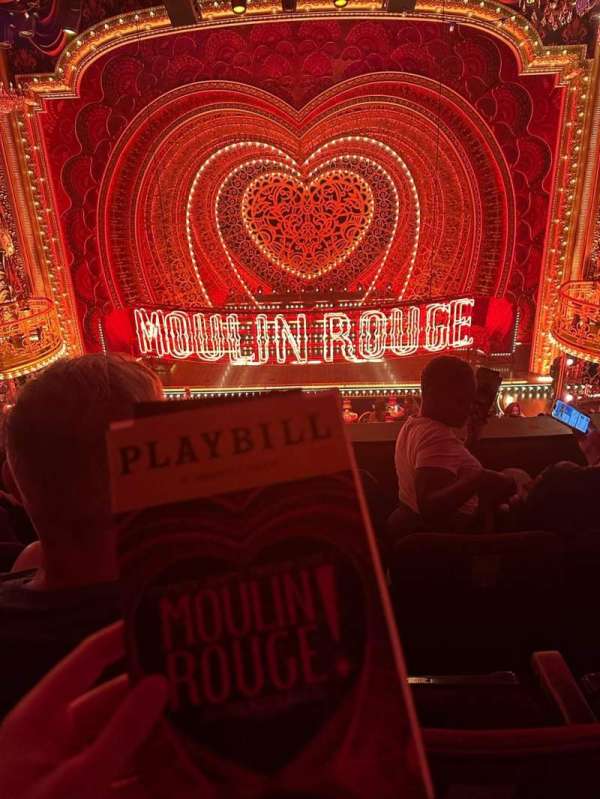 Al Hirschfeld Theatre, section: Mezzanine C, row: C, seat: 107