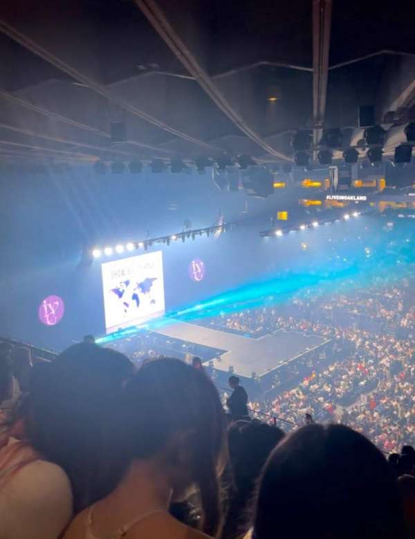 Oakland Arena, section: 114, row: 12, seat: 5