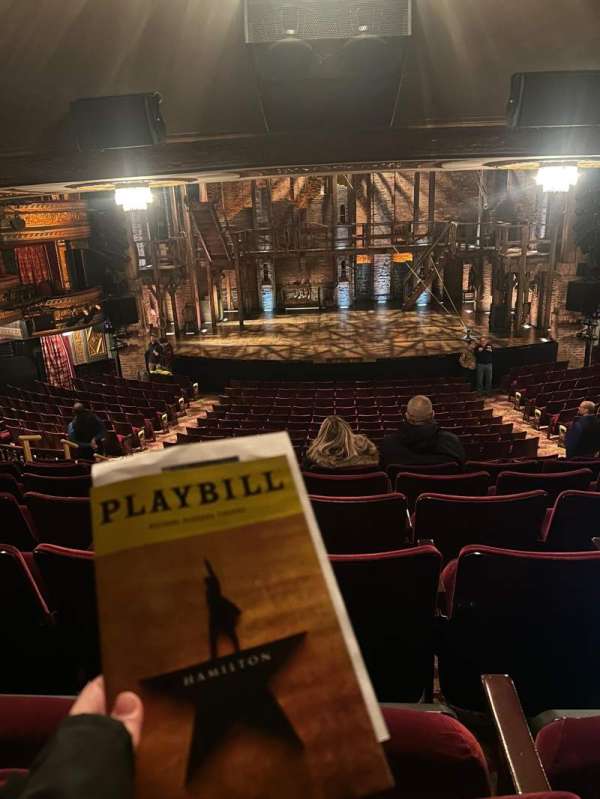 Richard Rodgers Theatre, section: Orchestra C, row: U, seat: 107