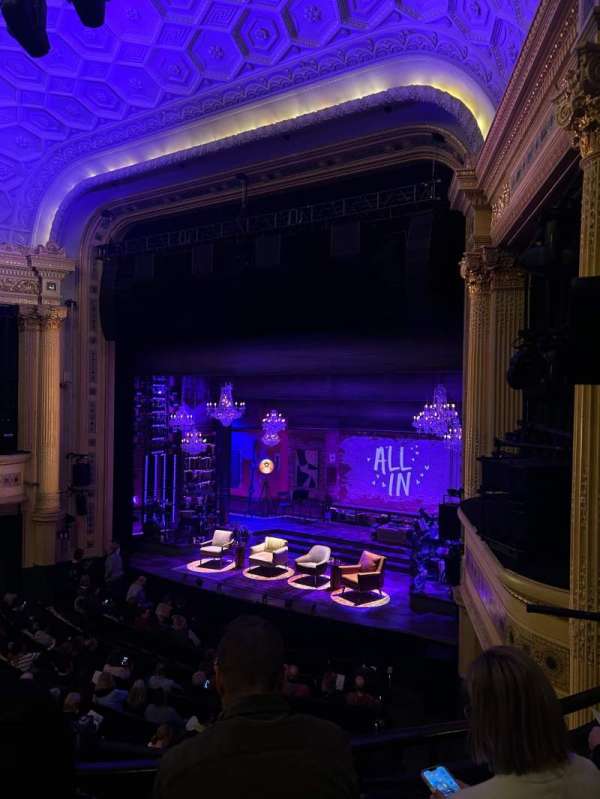 Hudson Theatre, section: Dress Circle R, row: C, seat: 14