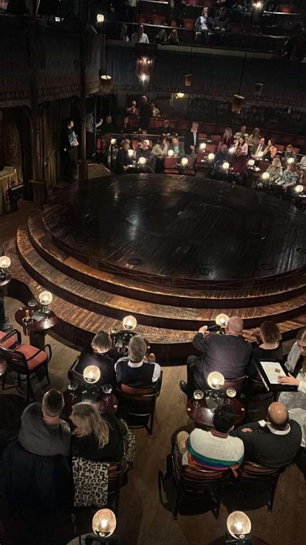 Playhouse Theatre, section: Dress circle, row: A, seat: 10