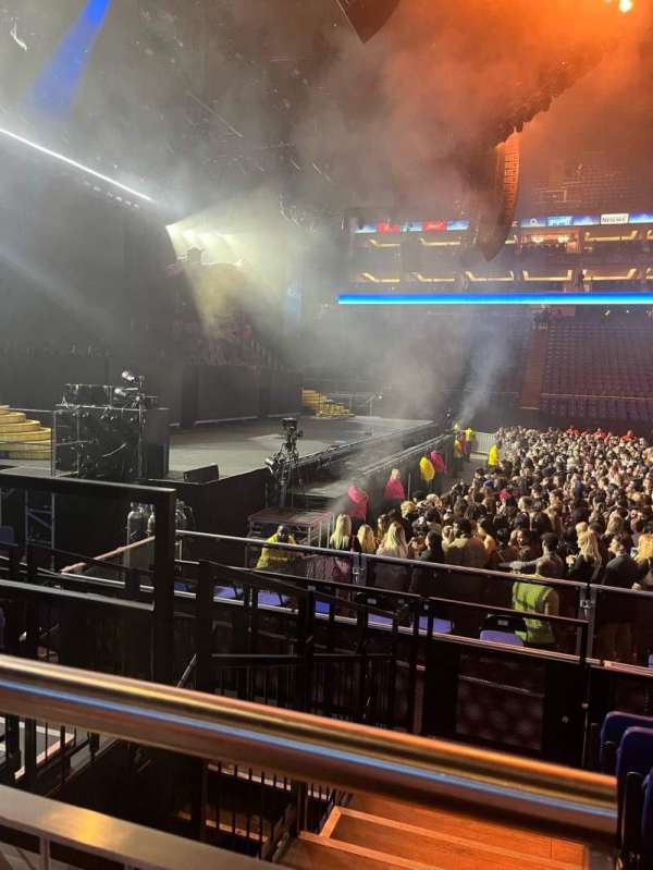 The O2, London, section: 101, row: H, seat: 30