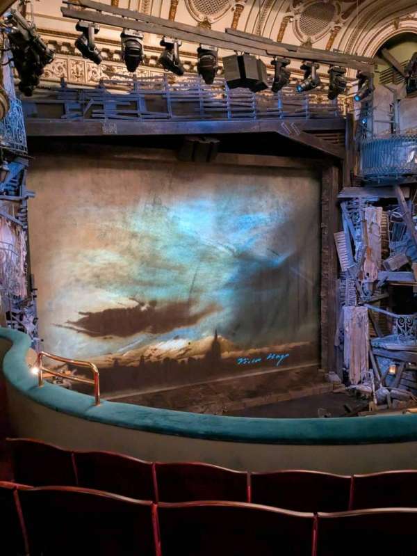 Sondheim Theatre, West End, section: Dress Circle, row: D, seat: 27