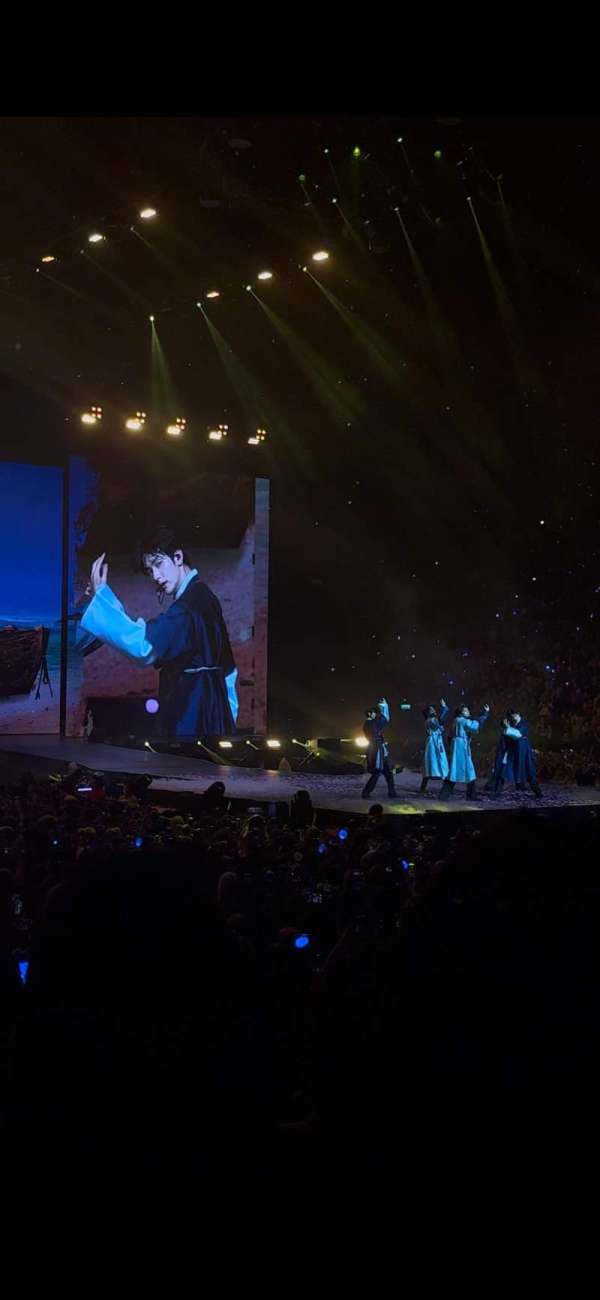 The O2, London, section: 103, row: G, seat: 98