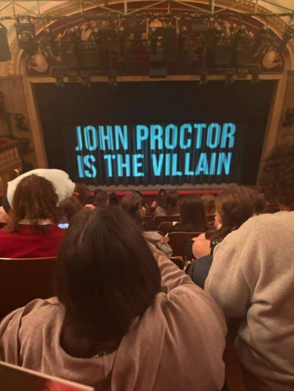 Booth Theatre, section: Mezzanine C, row: H, seat: 106