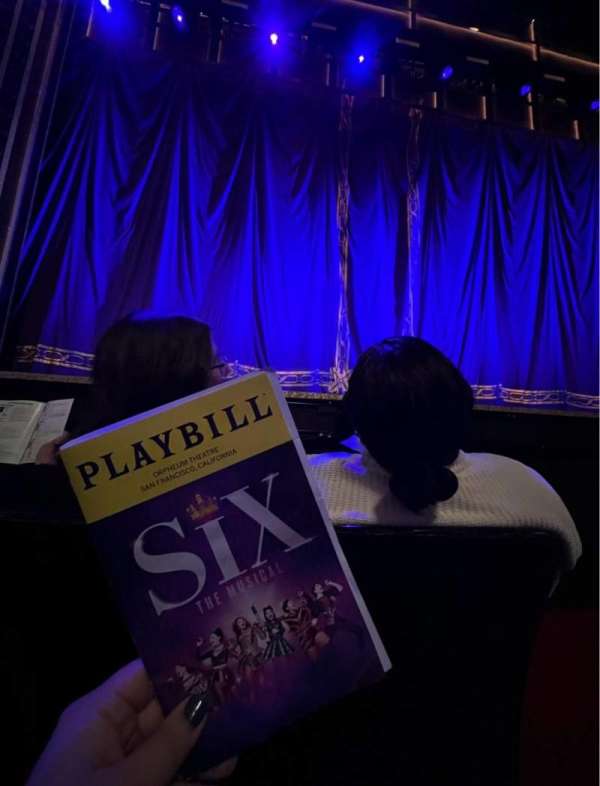 Orpheum Theatre, San Francisco, section: Orchestra LC, row: A
