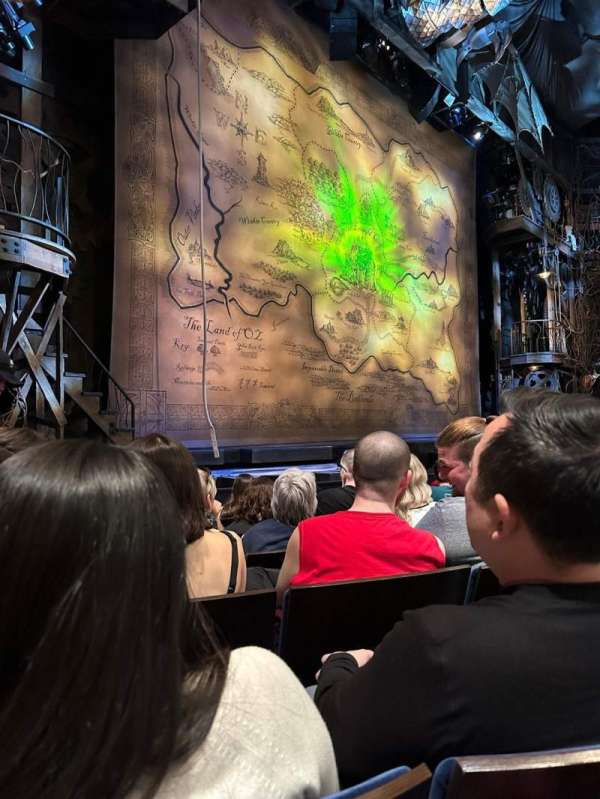 Gershwin Theatre, section: Orchestra L, row: C, seat: 13