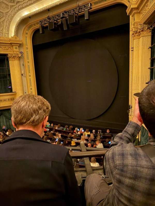 Hudson Theatre, section: Dress Circle R, row: B, seat: 10