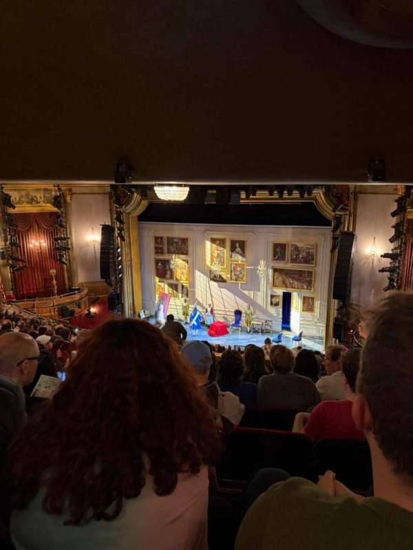 St. James Theatre, section: Mezzanine R, row: Q, seat: 12