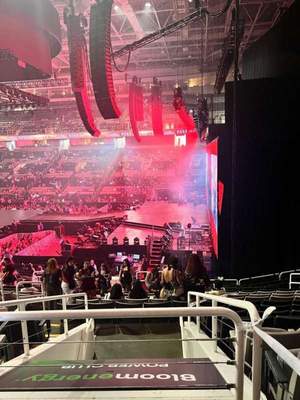 SAP Center, section: 127, row: 22, seat: 11-12